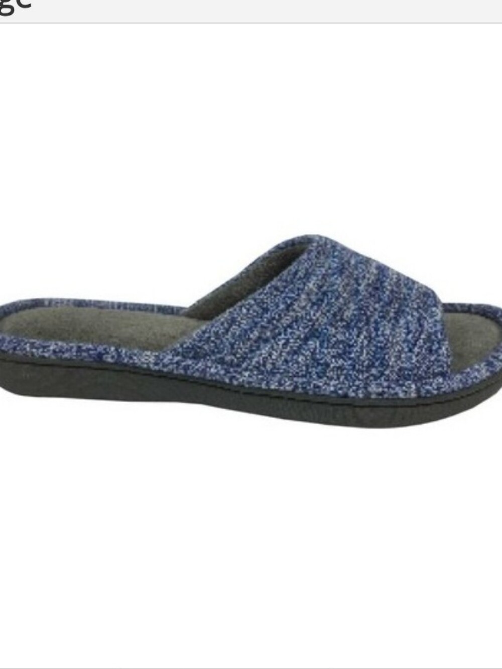 Isotoner Andrea Slide Slippers..gift..comfy. Good Year Round. NWT